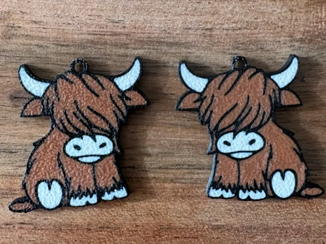 Highland Cow Earrings