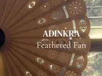 ADINKRA FEATHER FAN
