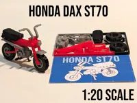 Maquette Honda Dax format carte — photo 1
