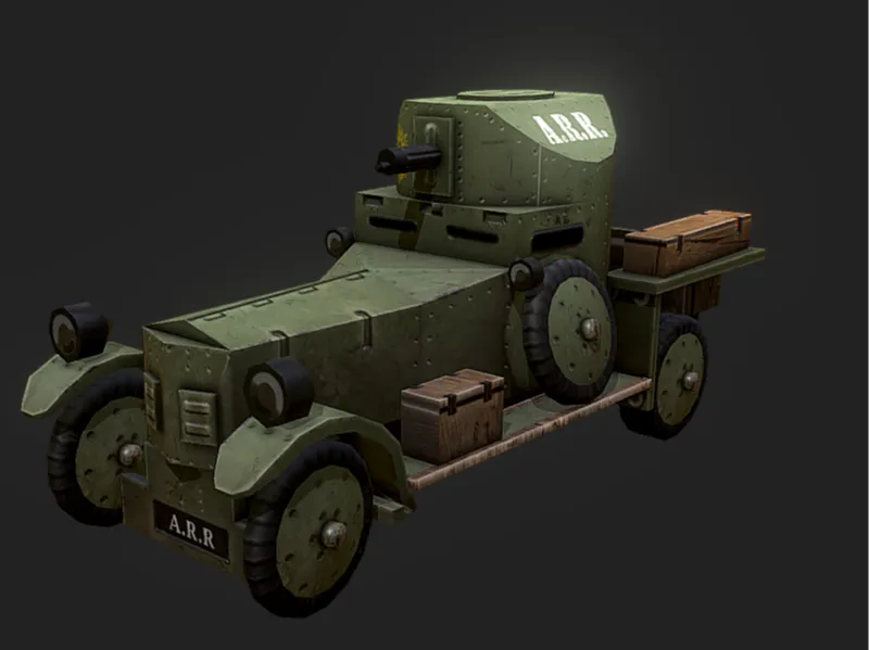 1/35 Rolls Royce MkI armoured car (British 1914) 