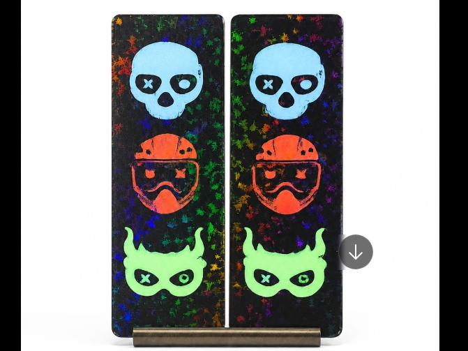Into Darkness Series Bookmark - 3 Masks