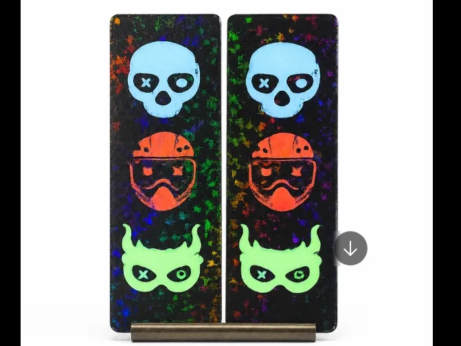 Into Darkness Series Bookmark - 3 Masks