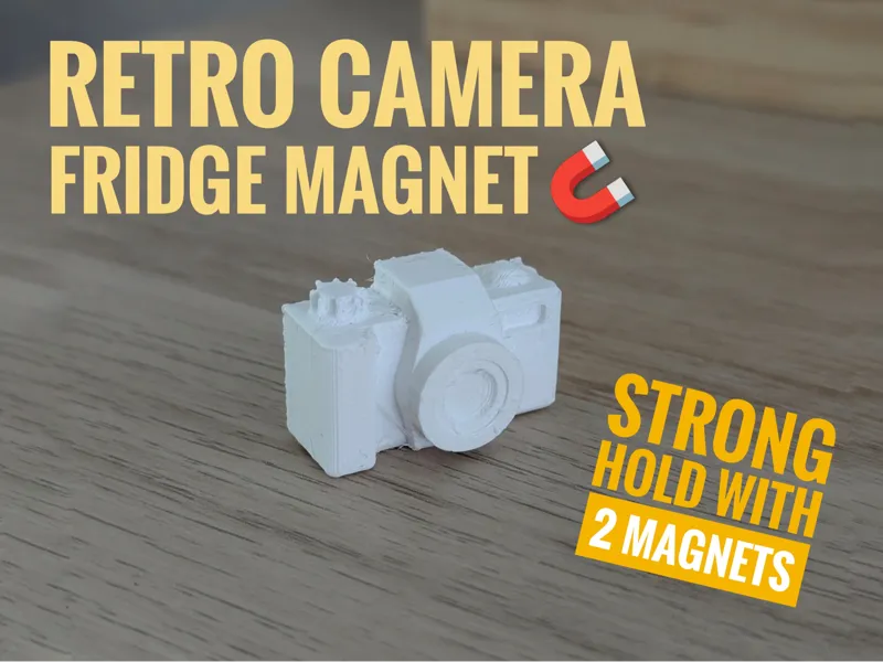 Retro Camera Fridge Magnet