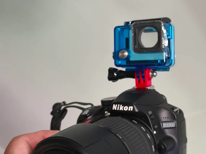 Soporte gopro para camaras reflex