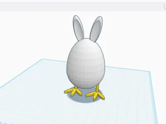Easter bunny egg