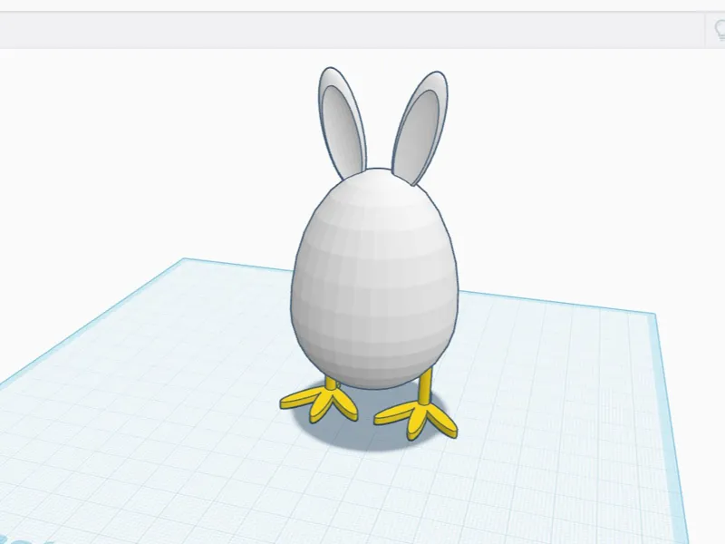 Easter bunny egg