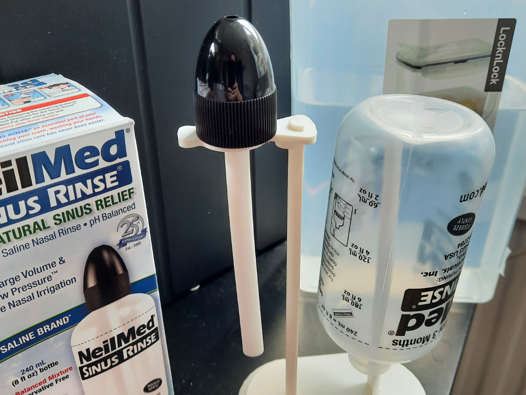 Sinus Rinse Bottle Stand 3D model