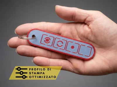 PHOTOGRAPHIC KEYCHAIN - MATRIX&SPOT METER