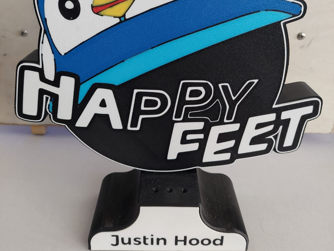 Justin Hood Happy Feet Modularer beleuchteter Dart