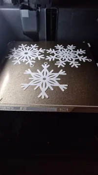 Collection de 6 flocons de neige décoratifs — photo 2