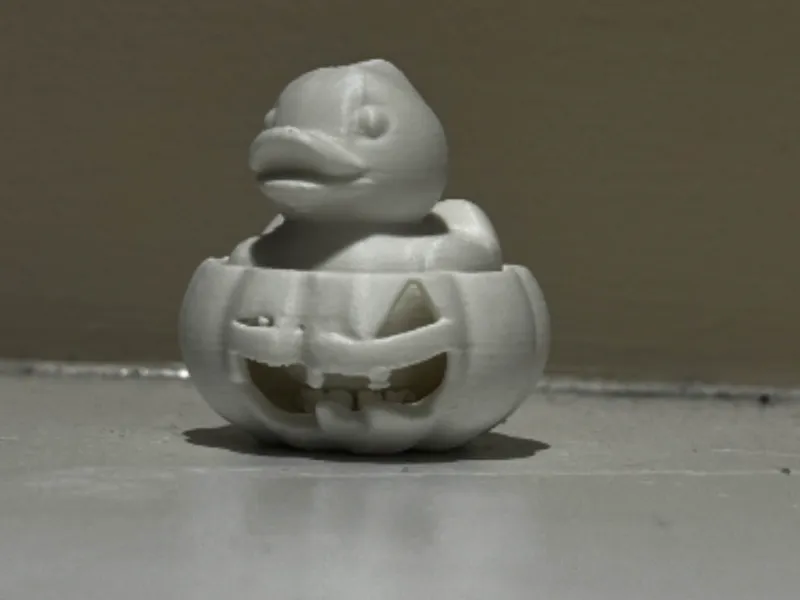 Halloween Pumpkin Ducky
