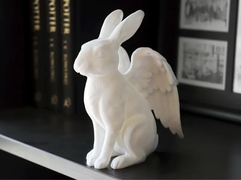 Rabbit with Angel Wings