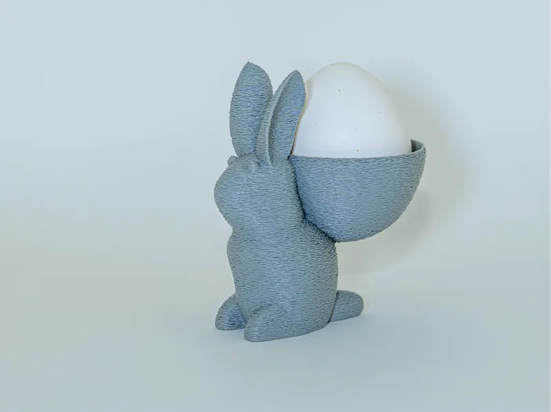 Cute Easter Bunny Egg Holder -  spring decoration.