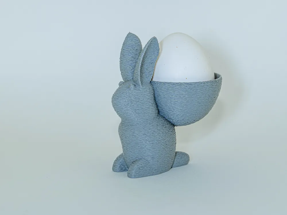 Cute Easter Bunny Egg Holder - spring decoration. - Free 3D Print Model ...