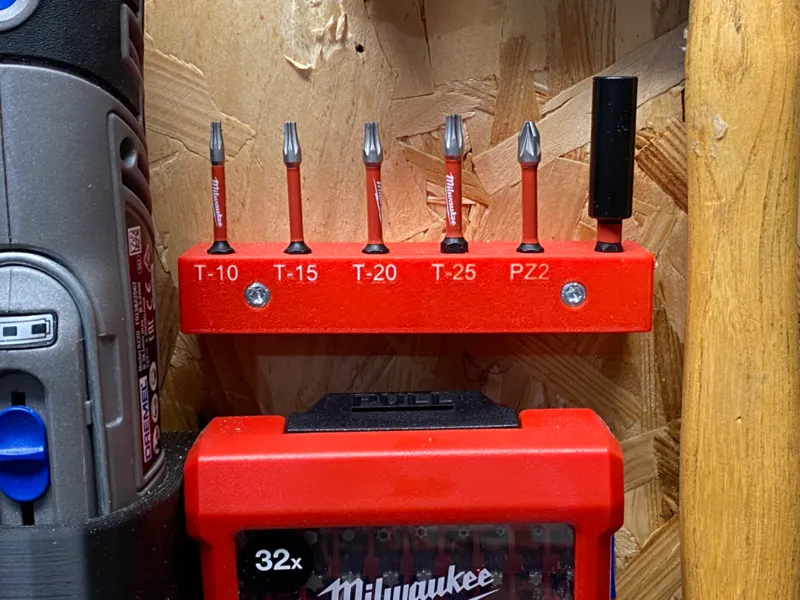 Hex Bit Wall mount holder 