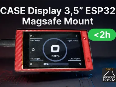 Case per ESP32 Display 3,5 Touch Magsafe Mount CYD