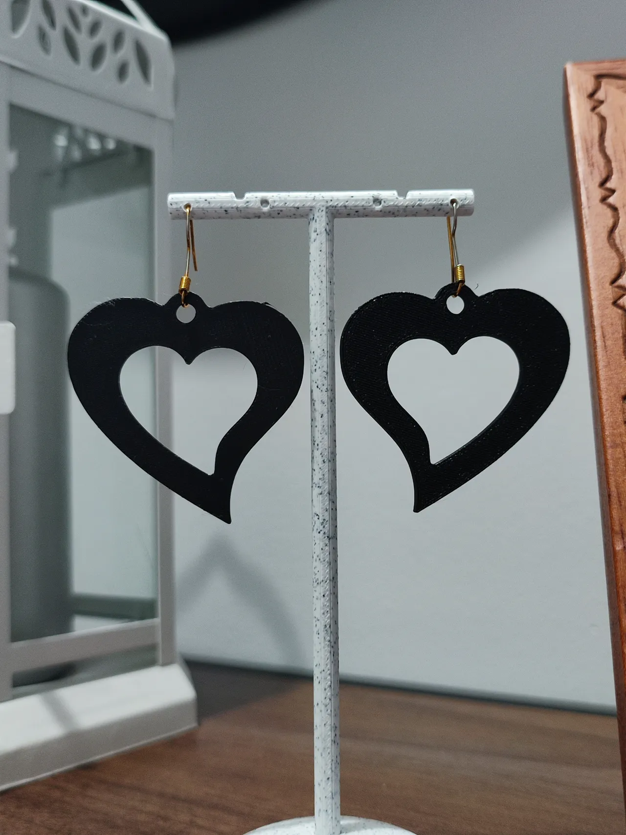 Aretes Corazón Anidado view 3
