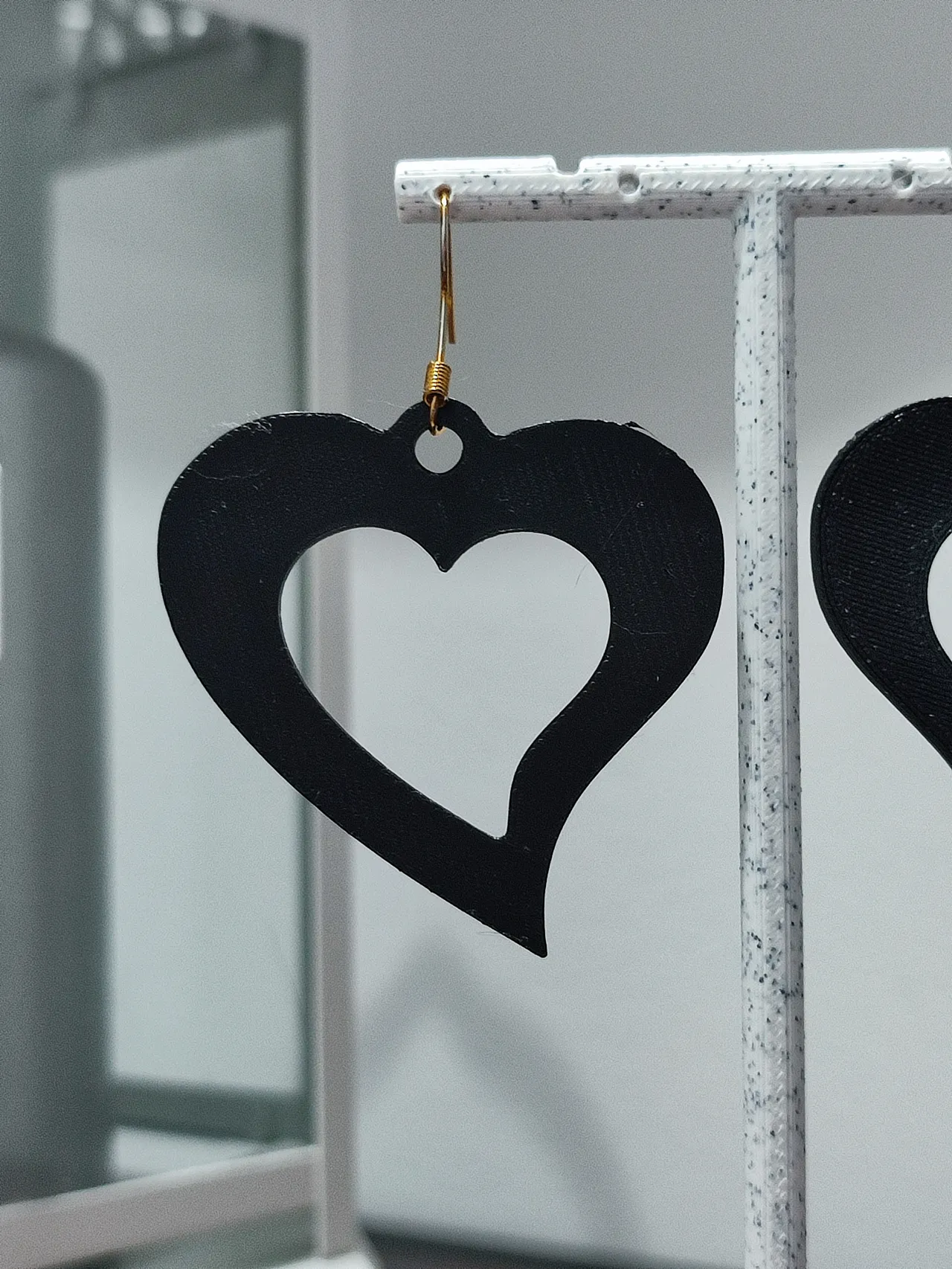 Aretes Corazón Anidado view 4