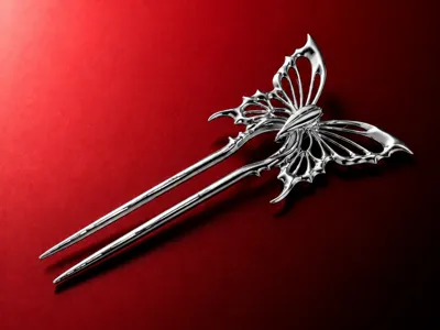 Y2K Cyber Butterfly Hair Pin