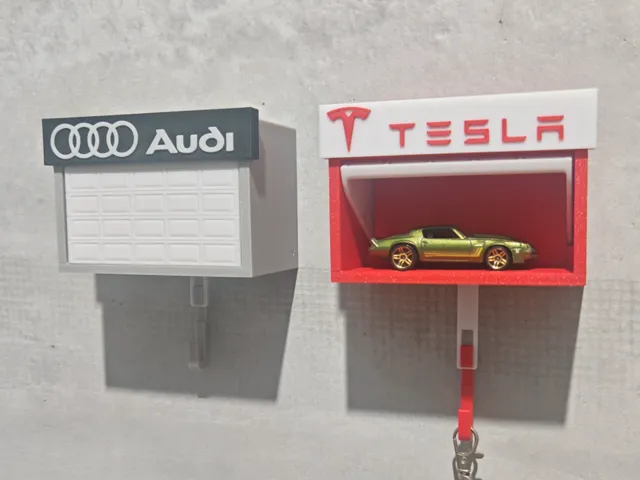 Billboards for garage key holders