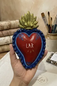 Cœur sacré mexicain à peindre - DIY — photo 3