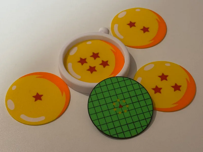 Coaster dragon ball z (with holder radar)