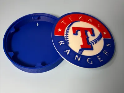 Texas Rangers 3D Logo