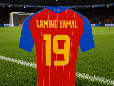 Lamine Yamal Spain World Cup Soccer Jersey/ Kit