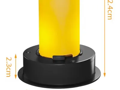Solar lamp replacement glass housing