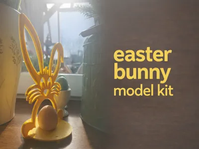 Easter Bunny Model Kit 