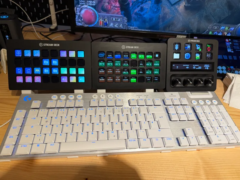 G915X Streamdeck+ Holder
