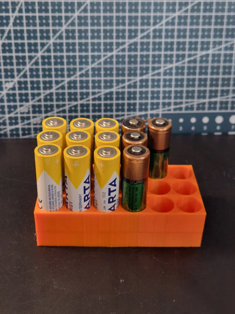 Ultimate Stackable Battery Organizer - Free 3D Print Model - MakerWorld