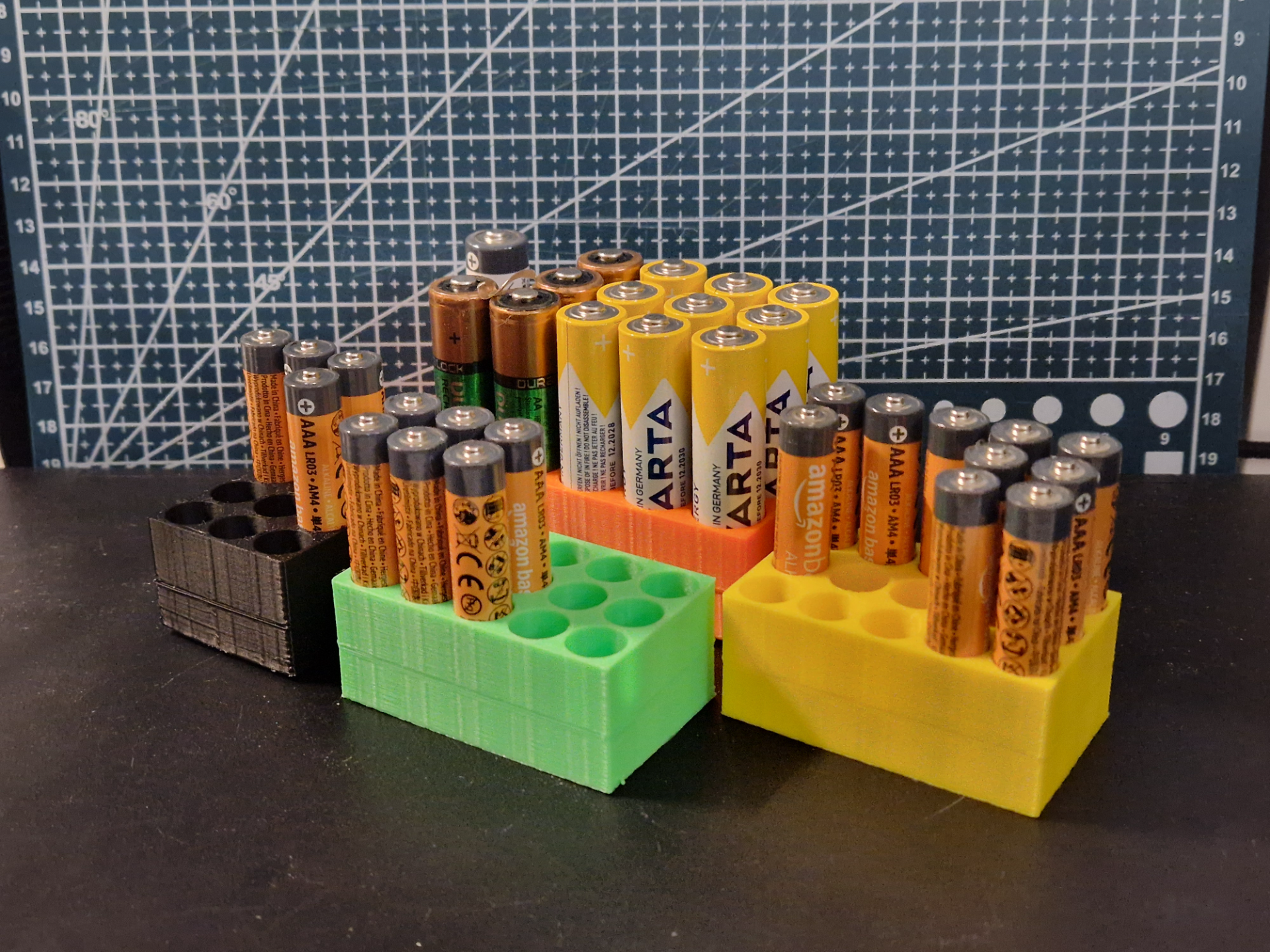 Organizzatore di batterie impilabile definitivo
