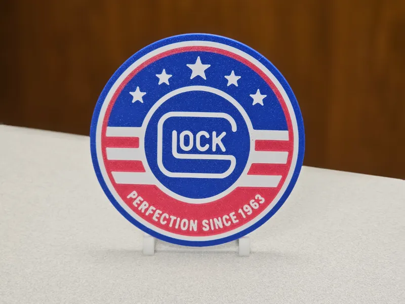 Glock Patriotic Design Coaster