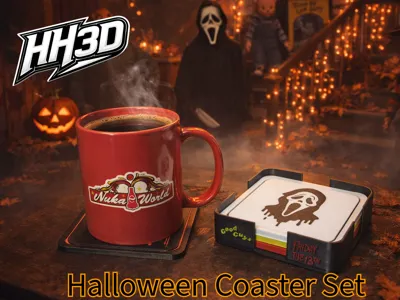 Halloween Coaster Set