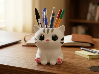 Cat Pen Holder
