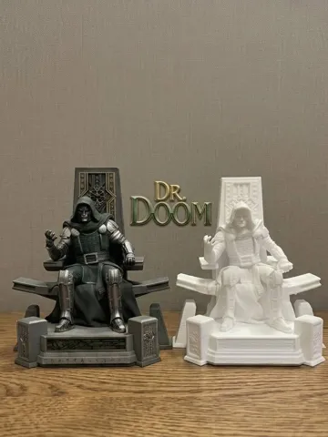 Figura decorativa: Dr. Doom - Dottor Doom - Marvel Figure trono — vista de referencia 2