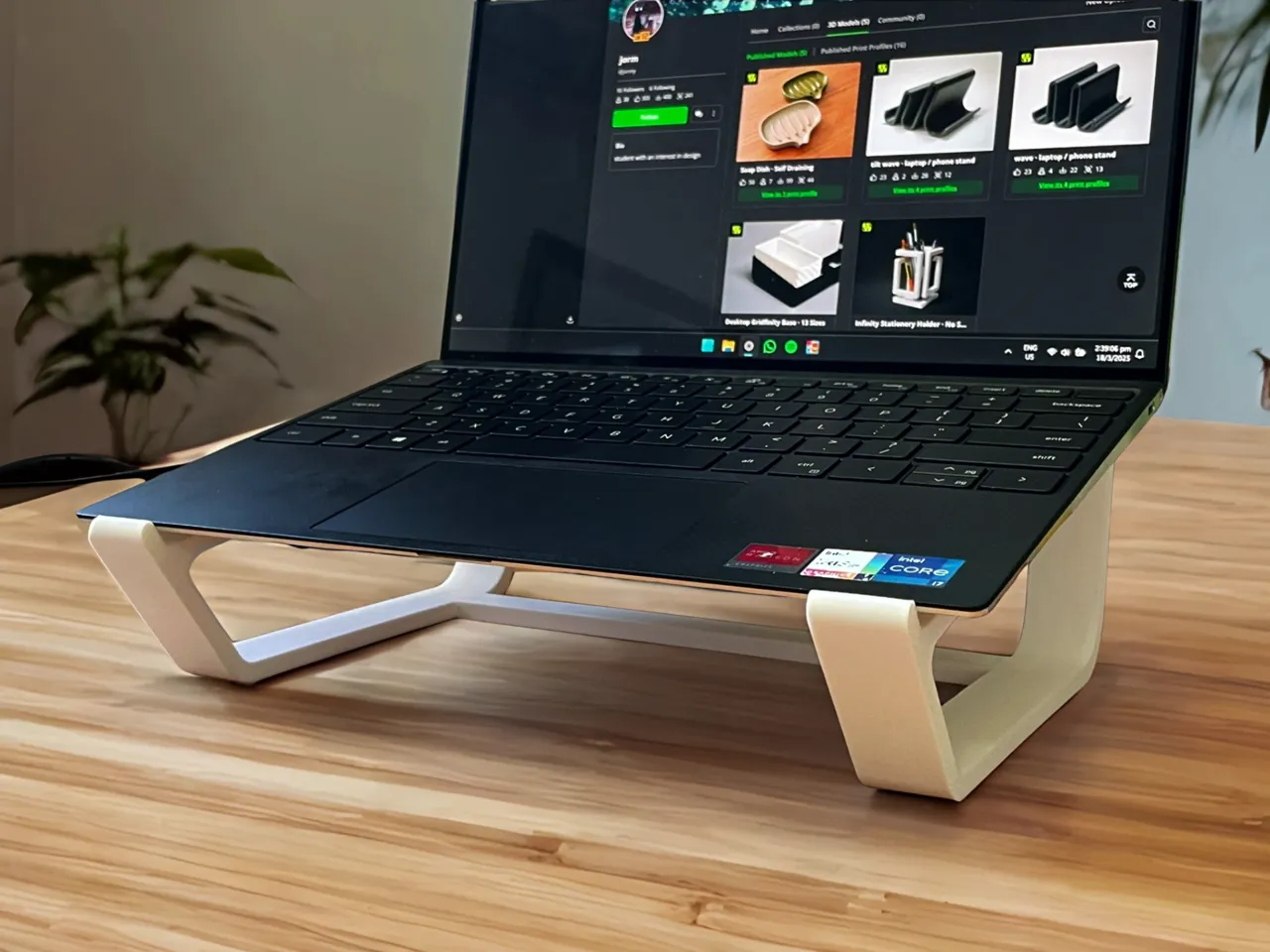 Sleek Laptop Riser view 3