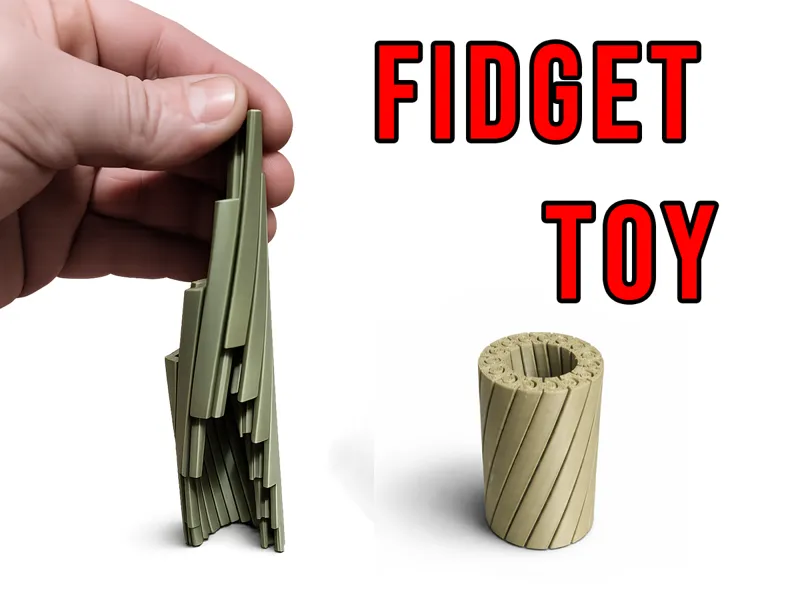 Spiral Fidget Toy  - Cylinder