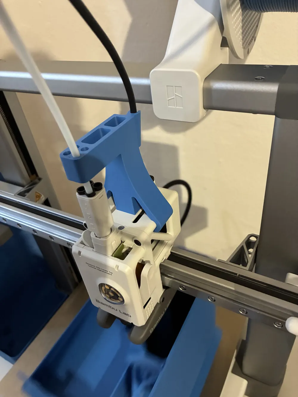 Push-fit PTFE and Cable Guide for A1 AMS - Free 3D Print Model - MakerWorld