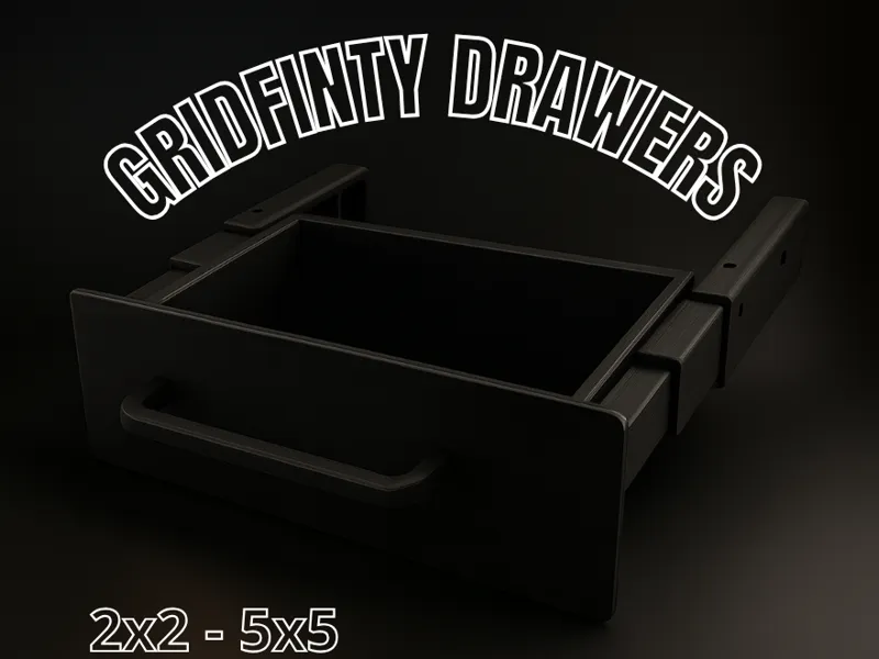 FULLY extandable Gridfinty drawers