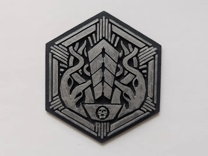 Hex Tile Coaster - Destiny Root of Nightmares