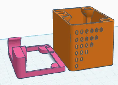 Poop bucket with magnets (A1, A1 mini) mk2