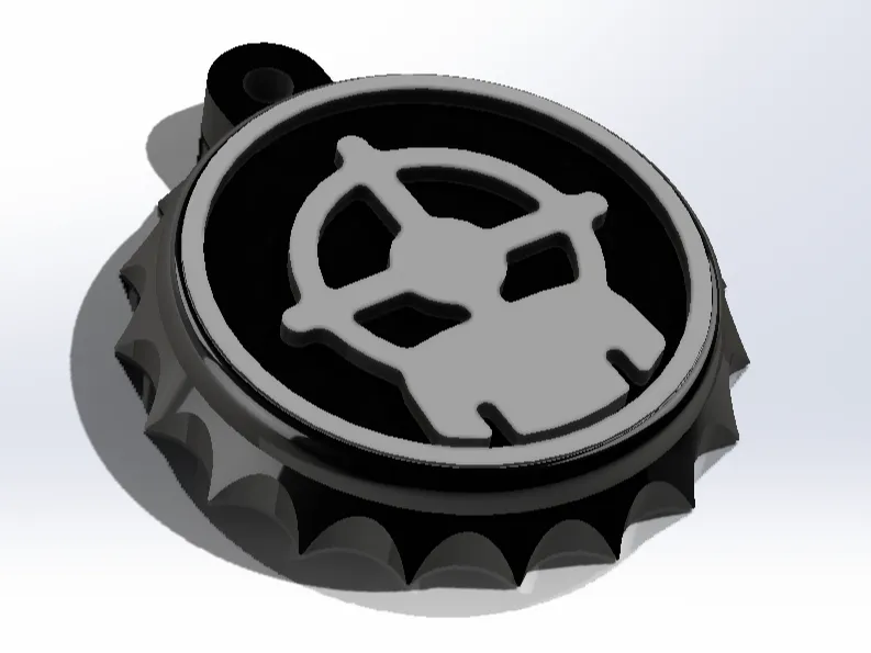 Deadshot Daiquiri Bottle Cap Key Chain
