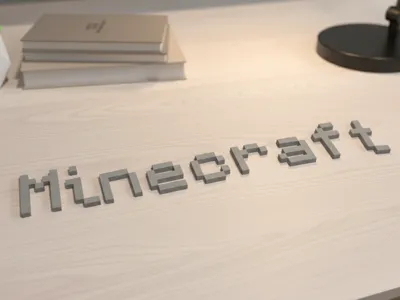 Minecraft alphabet and numbers (ALL)