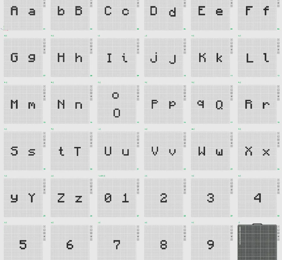 Minecraft alphabet and numbers (ALL) - Free 3D Print Model - MakerWorld