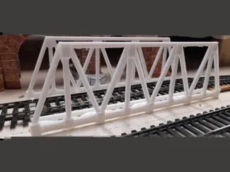 16.75mm OO truss/girder bridge