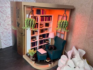 Book Nook im IKEA-Stil – Leseecke mit Licht