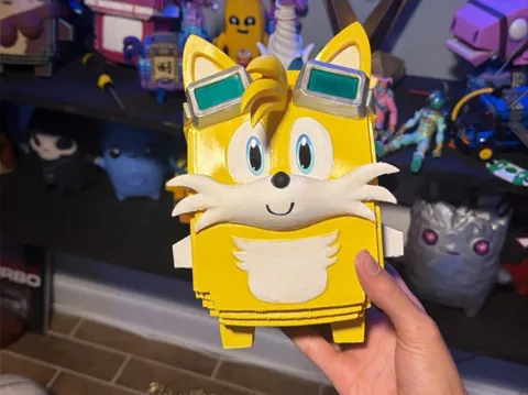Modelo para impresión 3D: Tails Sprite Fortnite Season 4 — referencia de MakerWorld