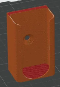 !holder with 1 screw hole!, 0.2mm layer, 3 walls, 10% infill
